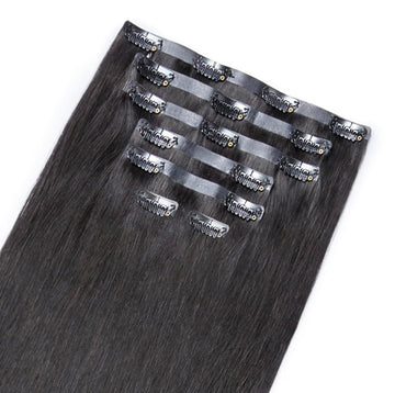Burmese Straight Seamless Clip In Hair Extensions